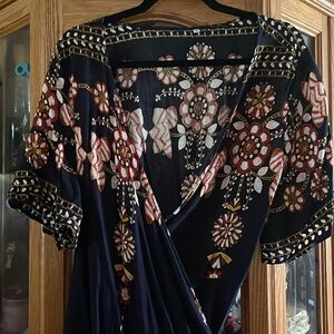 Wrap around dress long. Size XL